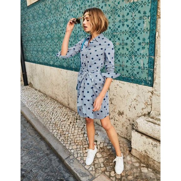 boden modern shirt dress